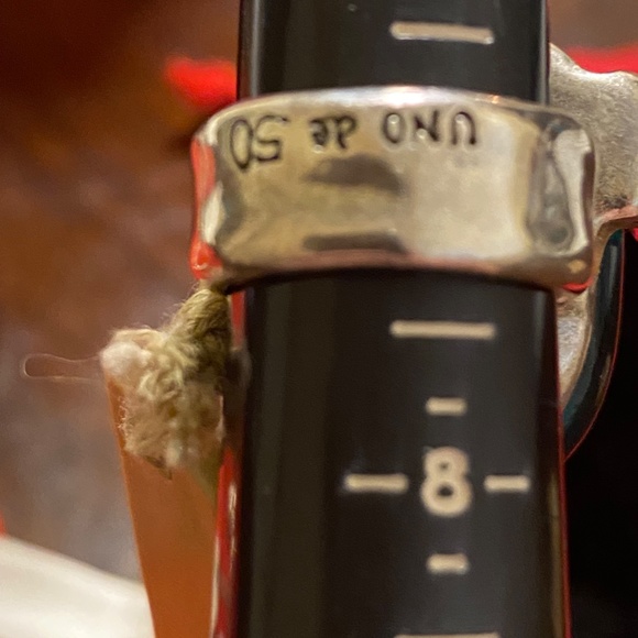 Uno de 50 Fatal Attraction Silver-plated Necklace -Green Crystal  -Matching Ring - Picture 9 of 10